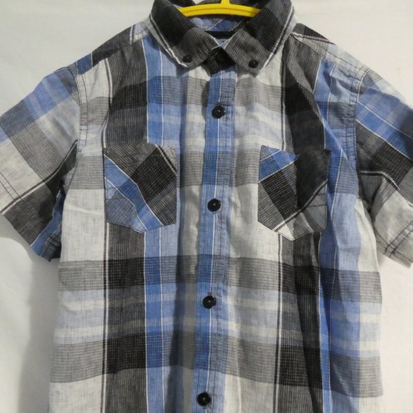 BURNSIDE, 6x, casual button down plaid shirt, BNWOT - Picture 6 of 13